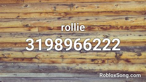 rollie roblox id